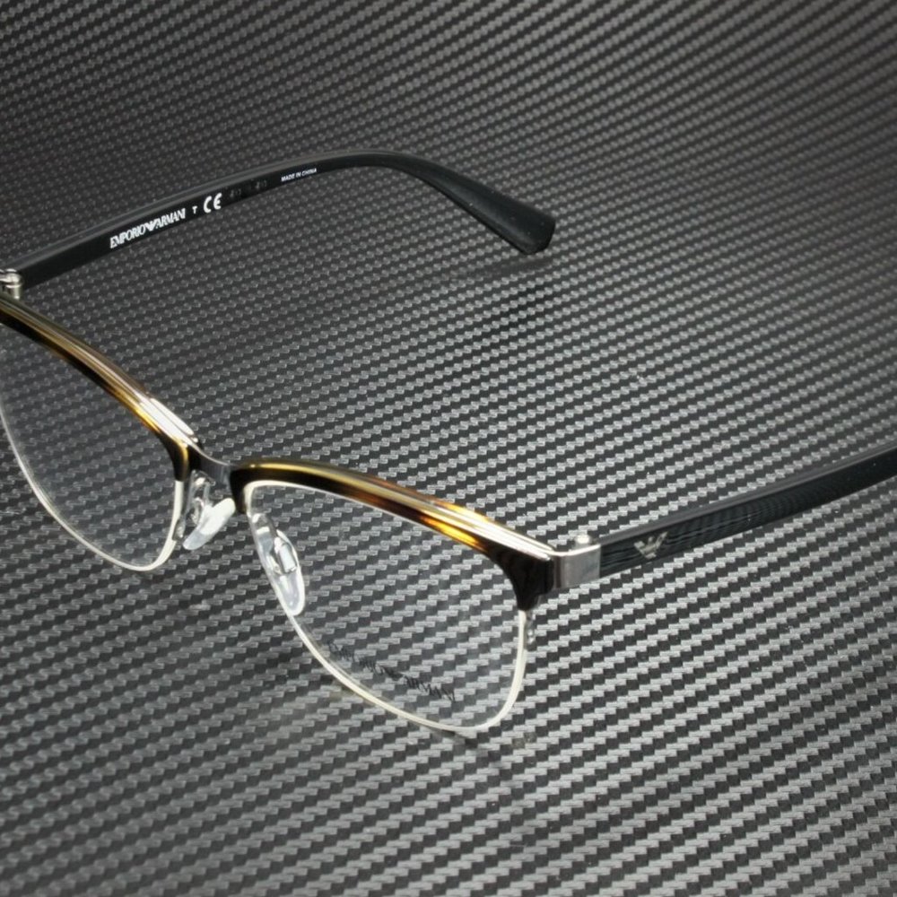 Emporio Armani Men's Gunmetal Havana Eyeglasses!
